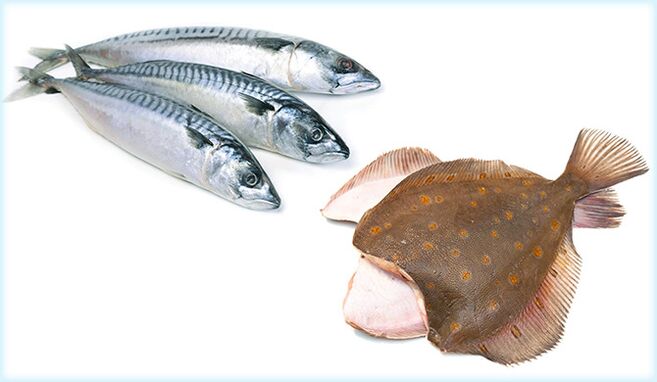 Mackerel and flounder - fish that increase male potency